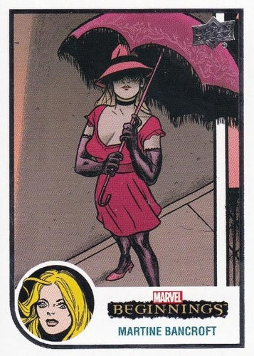#54 Martine Bancroft - 2022 Upper Deck Marvel Beginnings
