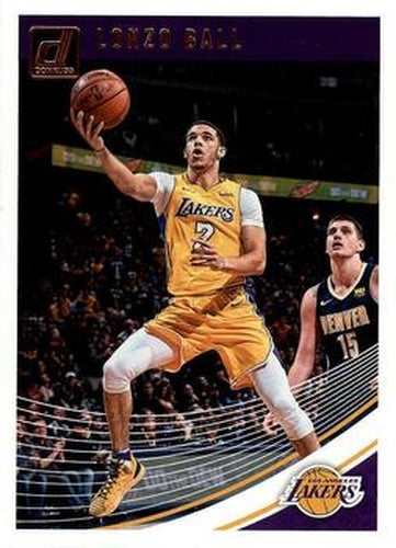 #54 Lonzo Ball - Los Angeles Lakers - 2018-19 Donruss Basketball