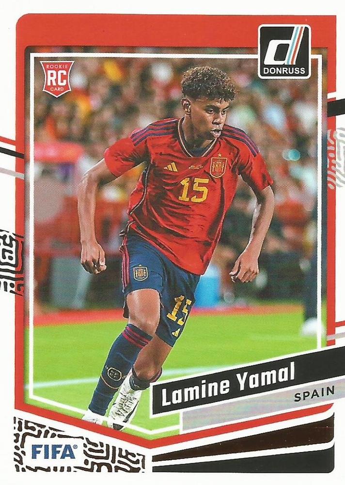 #54 Lamine Yamal - Spain - 2023-24 Donruss Soccer