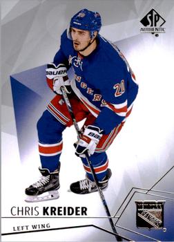 #54 Chris Kreider - New York Rangers - 2015-16 SP Authentic Hockey