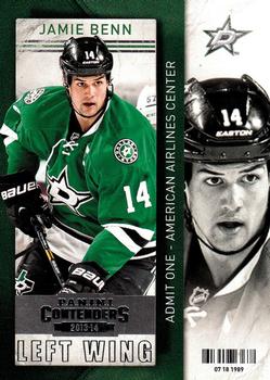 #54 Jamie Benn - Dallas Stars - 2013-14 Panini Contenders Hockey