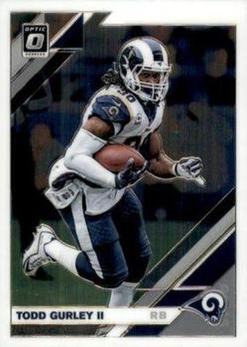 #54 Todd Gurley II - Los Angeles Rams - 2019 Donruss Optic Football