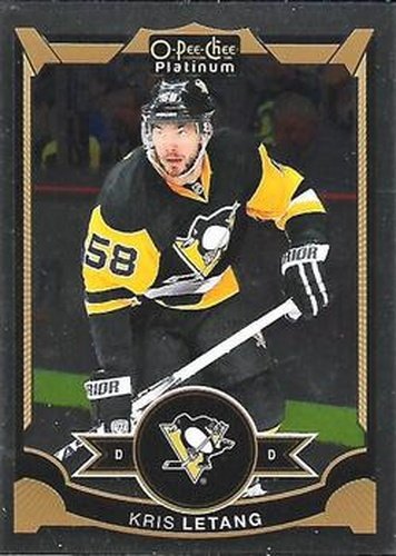 #54 Kris Letang - Pittsburgh Penguins - 2015-16 O-Pee-Chee Platinum Hockey