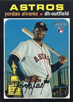#54e Yordan Alvarez - Houston Astros - 2020 Topps Heritage Baseball