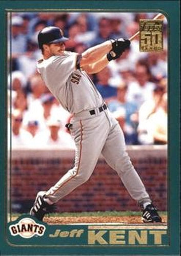 #550 Jeff Kent - San Francisco Giants - 2001 Topps Baseball