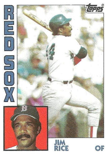 #550 Jim Rice - Boston Red Sox - 1984 Topps Baseball
