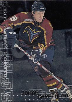 #16 Johan Garpenlov - Atlanta Thrashers - 1999-00 Be a Player Millennium Signature Series Hockey