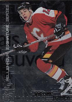 #39 Jarome Iginla - Calgary Flames - 1999-00 Be a Player Millennium Signature Series Hockey