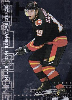 #41 Oleg Saprykin - Calgary Flames - 1999-00 Be a Player Millennium Signature Series Hockey