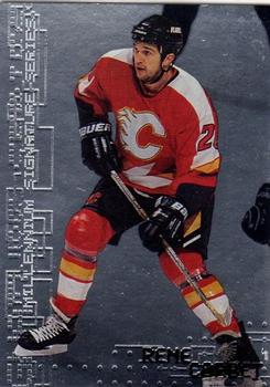 #42 Rene Corbet - Calgary Flames - 1999-00 Be a Player Millennium Signature Series Hockey