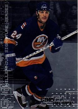 #154 Gino Odjick - New York Islanders - 1999-00 Be a Player Millennium Signature Series Hockey