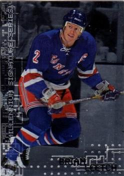 #159 Brian Leetch - New York Rangers - 1999-00 Be a Player Millennium Signature Series Hockey