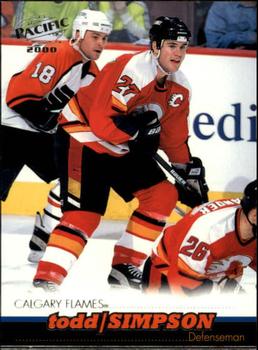 #61 Todd Simpson - Calgary Flames - 1999-00 Pacific Hockey