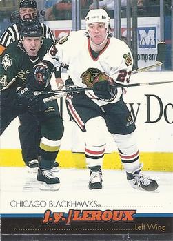 #90 J.Y. Leroux - Chicago Blackhawks - 1999-00 Pacific Hockey