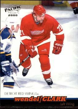 #136 Wendel Clark - Detroit Red Wings - 1999-00 Pacific Hockey