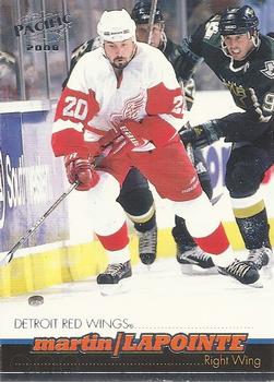 #141 Martin Lapointe - Detroit Red Wings - 1999-00 Pacific Hockey