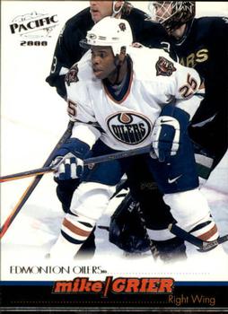 #154 Mike Grier - Edmonton Oilers - 1999-00 Pacific Hockey