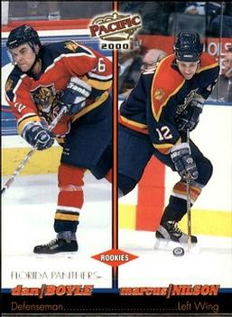 #185 Dan Boyle / Marcus Nilson - Florida Panthers - 1999-00 Pacific Hockey