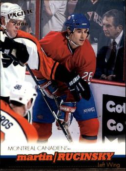 #209 Martin Rucinsky - Montreal Canadiens - 1999-00 Pacific Hockey