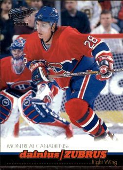 #215 Dainius Zubrus - Montreal Canadiens - 1999-00 Pacific Hockey