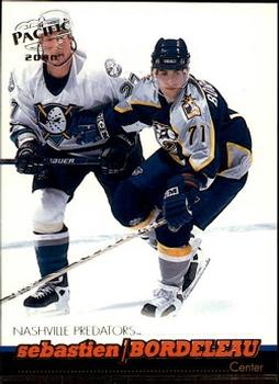 #218 Sebastien Bordeleau - Nashville Predators - 1999-00 Pacific Hockey