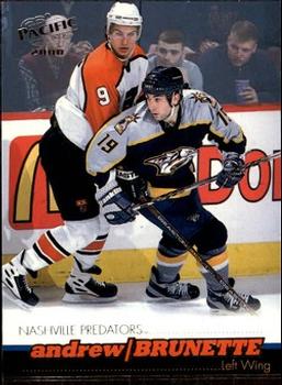 #220 Andrew Brunette - Nashville Predators - 1999-00 Pacific Hockey