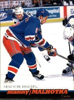 #274 Manny Malhotra - New York Rangers - 1999-00 Pacific Hockey