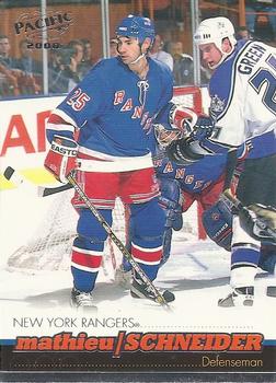 #280 Mathieu Schneider - New York Rangers - 1999-00 Pacific Hockey