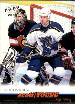 #366 Scott Young - St. Louis Blues - 1999-00 Pacific Hockey