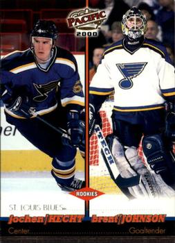 #367 Jochen Hecht / Brent Johnson - St. Louis Blues - 1999-00 Pacific Hockey