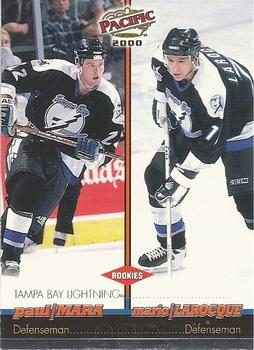 #400 Paul Mara / Mario Larocque - Tampa Bay Lightning - 1999-00 Pacific Hockey