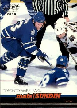 #416 Mats Sundin - Toronto Maple Leafs - 1999-00 Pacific Hockey