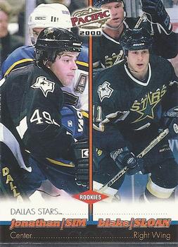 #133 Jonathan Sim / Blake Sloan - Dallas Stars - 1999-00 Pacific Hockey