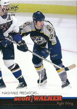 #233 Scott Walker - Nashville Predators - 1999-00 Pacific Hockey