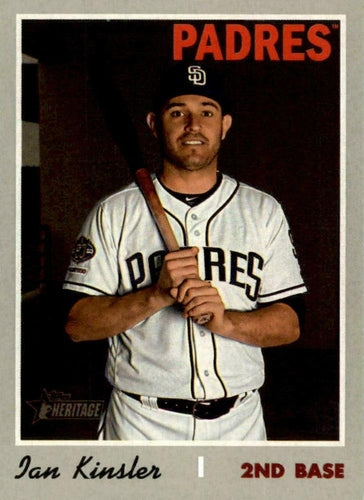 #551 Ian Kinsler - San Diego Padres - 2019 Topps Heritage Baseball