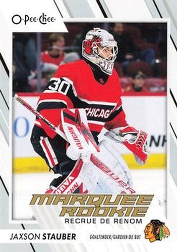 #551 Jaxson Stauber - Chicago Blackhawks - 2023-24 O-Pee-Chee Hockey