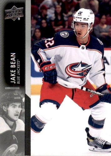 #551 Jake Bean - Columbus Blue Jackets - 2021-22 Upper Deck Hockey