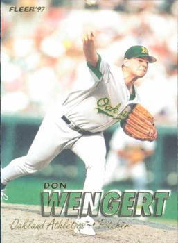 #551 Don Wengert - Oakland Athletics - 1997 Fleer Baseball