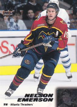 #10 Nelson Emerson - Atlanta Thrashers - 1999-00 Pacific Omega Hockey