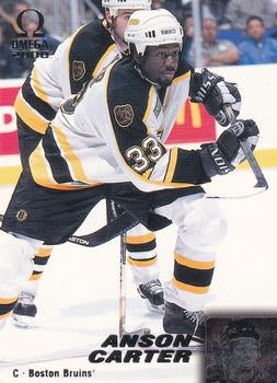 #19 Anson Carter - Boston Bruins - 1999-00 Pacific Omega Hockey