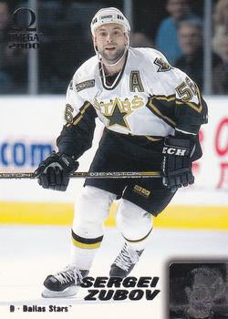#77 Sergei Zubov - Dallas Stars - 1999-00 Pacific Omega Hockey