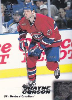 #116 Shayne Corson - Montreal Canadiens - 1999-00 Pacific Omega Hockey