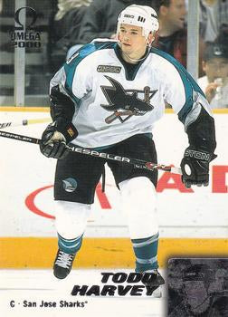 #206 Todd Harvey - San Jose Sharks - 1999-00 Pacific Omega Hockey