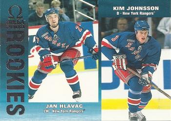 #155 Jan Hlavac / Kim Johnsson - New York Rangers - 1999-00 Pacific Omega Hockey
