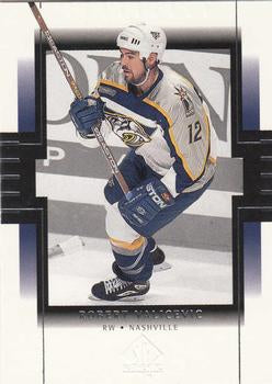 #48 Rob Valicevic - Nashville Predators - 1999-00 SP Authentic Hockey