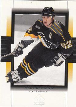 #70 Martin Straka - Pittsburgh Penguins - 1999-00 SP Authentic Hockey