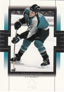#71 Brad Stuart - San Jose Sharks - 1999-00 SP Authentic Hockey