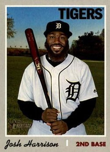 #552 Josh Harrison - Detroit Tigers - 2019 Topps Heritage Baseball
