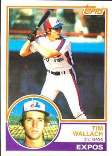 #552 Tim Wallach - Montreal Expos - 1983 Topps Baseball