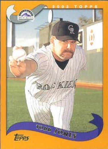 #552 Todd Jones - Colorado Rockies - 2002 Topps Baseball